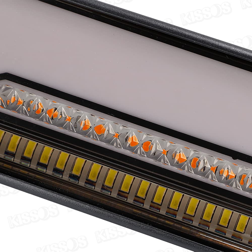 Universal LED tail flowing turn signal light 24V compatible lamp, brake, reverse, lamp, truck, trailer, truck, 12V,