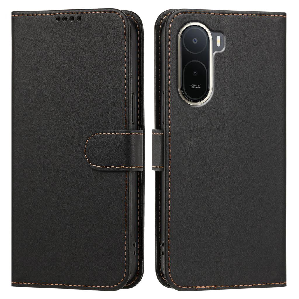 PU Leather Flip Phone Case For Redmi A7 Pro A5 A4 A3 17 15A 15 15C 14C 13 12 10 4G 5G Wallet Card Slots Holder Book Stand Cover
