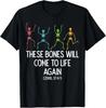 Funny and Vibrant Dancing Skeleton T-shirt 2025 Unisex T-Shirt