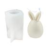 3D Rabbit Egg Mold Silicone Candle Mold for Making Fondant Cake Soap Holiday Decorations