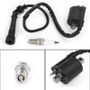 Premium Ignition Coil Spark Plug Fit for Yamaha Raptor 660R YFM660R Grizzly 660