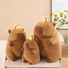 Adorable Stretchable Capybara Plush Toy With Cute Bee Design Perfect For Kids Gift