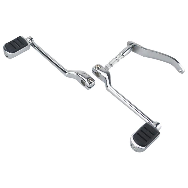 Motorcycles Heel Toe Gear Shifter Shift Rod Lever Arm Parts For Harley Softail Slim FLSL Fat Boy Deluxe Heritage 2018-2025