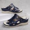 New Comfortable and Casual Wedge Heel Beach Sandals, Slippers and Women's Shoes