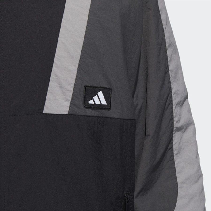 adidas Jackets Men's Black Stand Collar Moderate Other GM4401