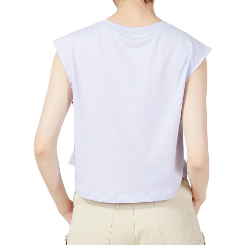Nike Alphabet Print Breathable Sleeveless Vest Women Tops Purple FD1215-536