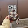 IPhone 17/16 Pro Max Koreansk Stil Katt & Hund Telefonfodral med Handrem