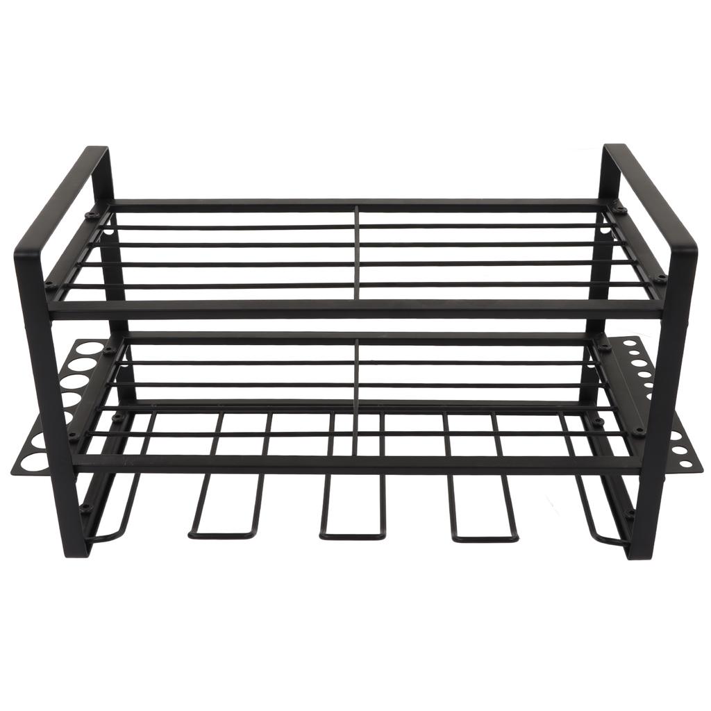 Wall Mounted Power Tool Organizer 50KG Load Bearing Electric Drill Garage Tool Storage Shelf Rack Holder