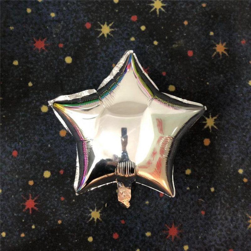 Colour Solid 18" Foil Balloons Heart Star Round Shape For Wedding Birthday Party