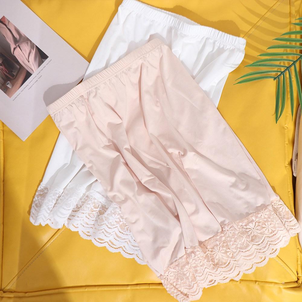 Lace Flower Women's Dress Underskirt Slips Innerwear High Waist Lining Petticoat  Summer