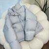 2026 Winter New 95 White Duck Down Jacket Women's Small Short Thickened Blue Bread Jacket High Quality