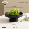 Fruit plate living room home coffee table desktop large-capacity snack dried fruit plate, high-value food-grade high-footed fruit plate