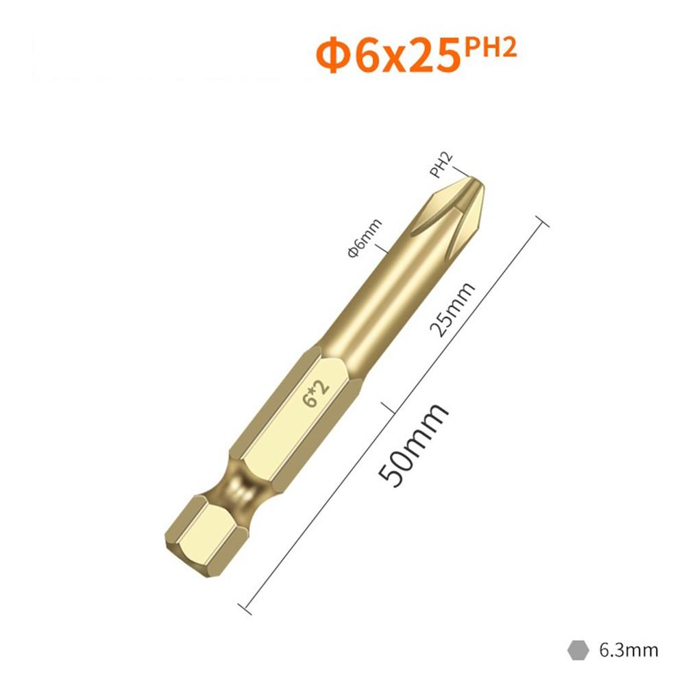 Alloy Steel Screwdriver Bit High Hardness Magnetic