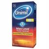 Unimil Max Love Time Control Condoms, 12 Pack
