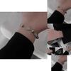 Stilvolles Unisex-Titanstahl Katzenaugen-Armband mit einzigartigem Perlendesign