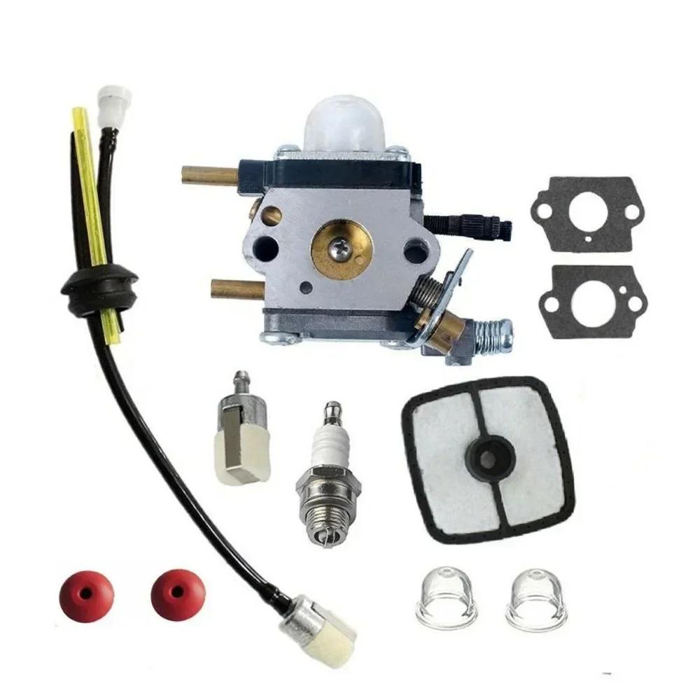 Kit de Carburador para Motocultivador Mantis 7222 7225 7222E 7222M 7225 7230 SV-5C/2 Zama C1U-K82 A021001090 C1U-K54A Línea de Combustible