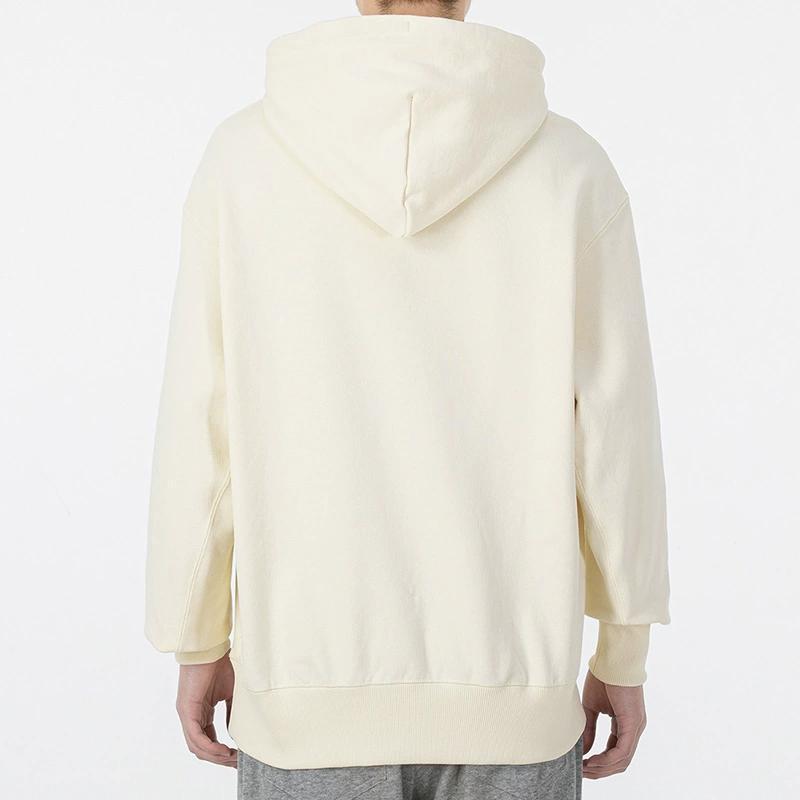 Nike Solid Color Embroidered Logo Hoodie Men Tops Milk-White DA0024-113