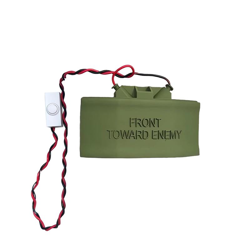 Doorbell Sign for Joke Gag Pranks Gift Front Toward Enemy Fake Mine Wire Prop Replicant Do Not Knock Disturb Ringer Doorbell Door Bell Button Cover