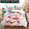 New 3D Print Anime Kawaii Girls Charlotte Bedding Set Single Twin Full Queen King Size Bed Set Adult Kid Bedroom Duvetcover Sets
