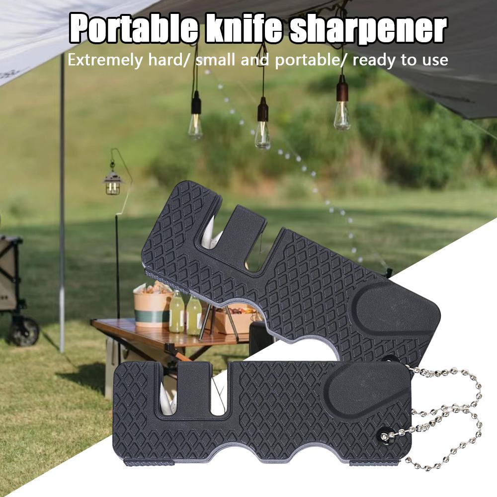 D5 Mini Portable Outdoors Knife Sharpener Scissor Sharpen Gears Fish Hook Knife Whetstone Camping EDC Tools Kitchen Accessories