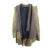 Wjk Reluxe Made In Japan 2way Military Coat S Khaki Sweatshirt Hood Men's Used