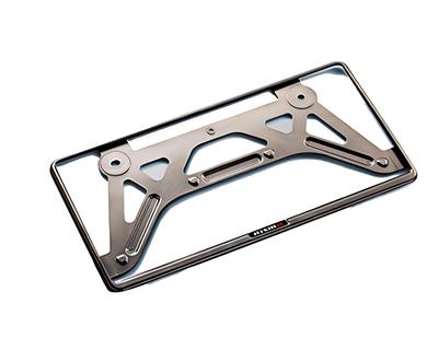 Nismo License Plate Matte Dark Rim, Chrome, KZ620-0A00D