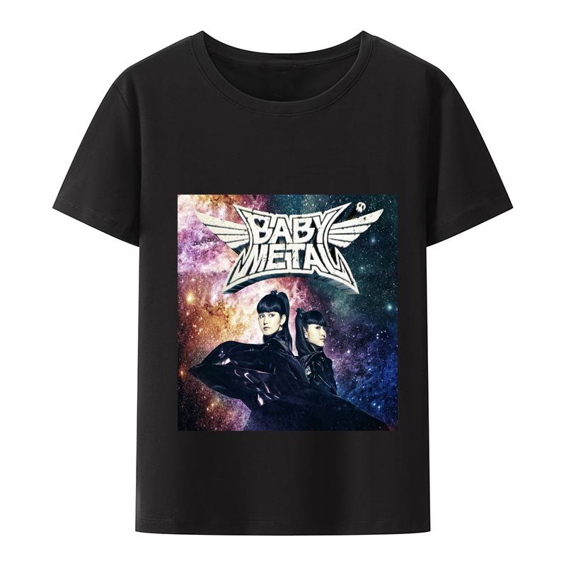 Novinka BABYMETAL Tričko Heavy Metal Elektroakustická kapela Rocková kapela Unisex a ženy Dárek Volný čas Street Hip-hop Módní Tričko