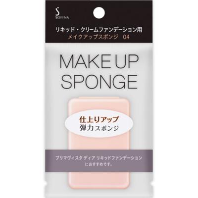Kao Sofina Sofina Make-up Sponge for Liquid/cream Foundation 04 - 1 Foundation (Other) This Sponge Is Recommended for Use with Primavista Dia Liquid F