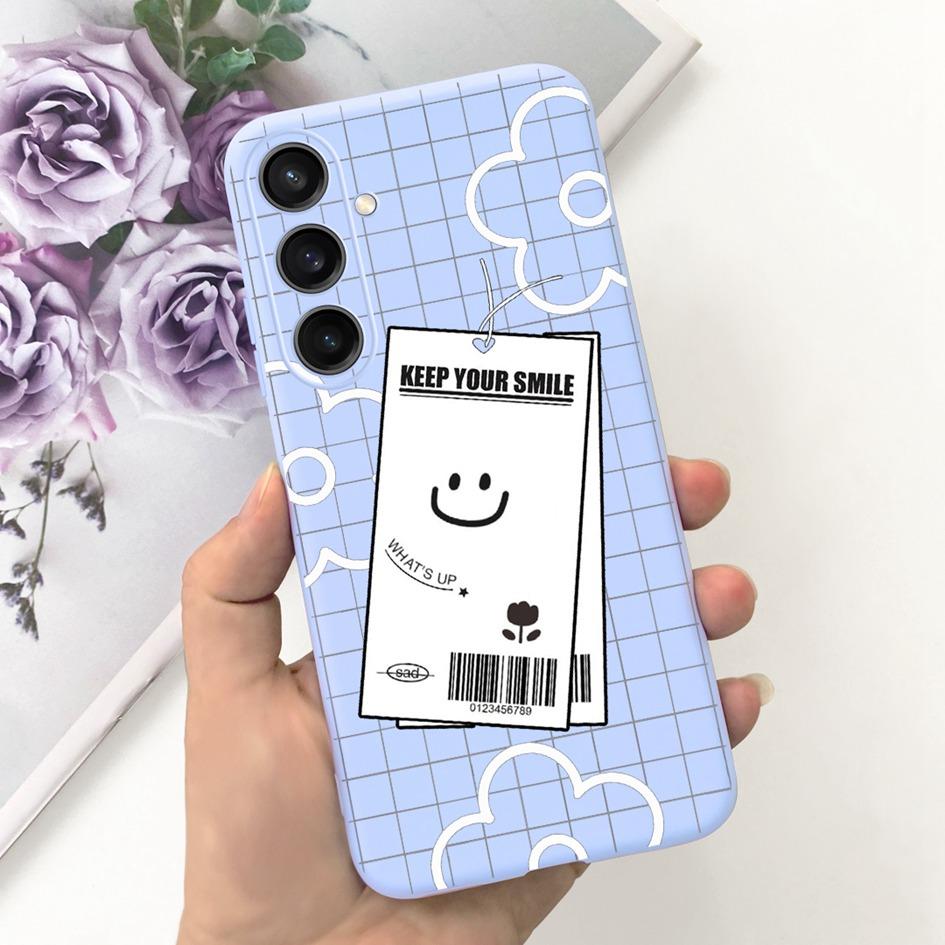 For Cover Samsung Galaxy A15 Phone Case Fashion Pattern Soft Silicone Cover For Samsung A15 Hoesje A 15 GalaxyA15 SM-A155F Funda