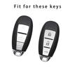 For Suzuki Baleno Ertiga Ciaz Ignis Kizashi Swift SX4 S-cross Vitars TPU Leather Car Smart Key Cover Case Bag Protector