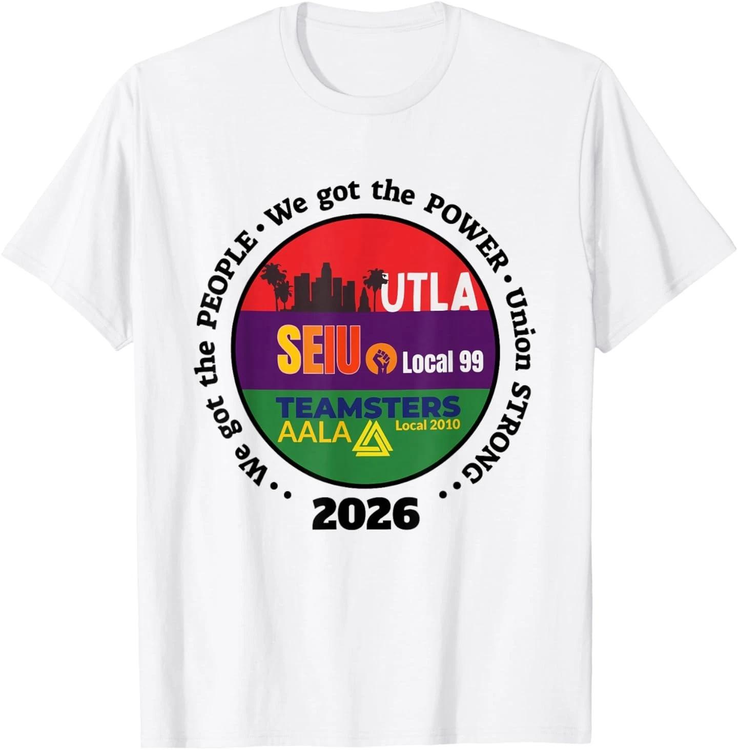 Labor Movement UTLA SEIU AALA We Got The People Womens Mens T- Shirt S