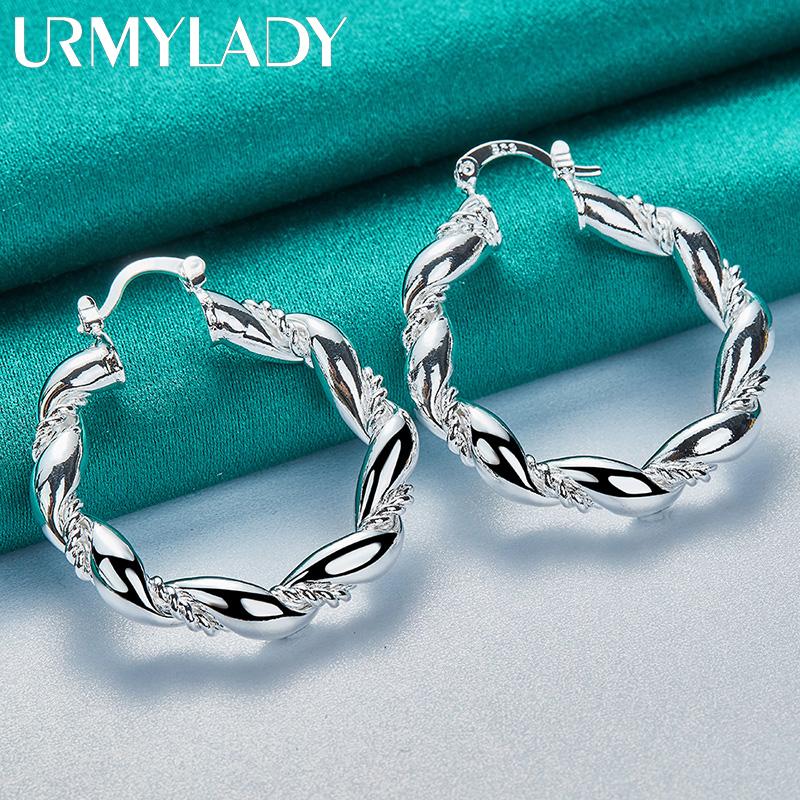 Boucles d'oreilles en argent Sterling 925 pour femmes, bijoux à breloques à la mode