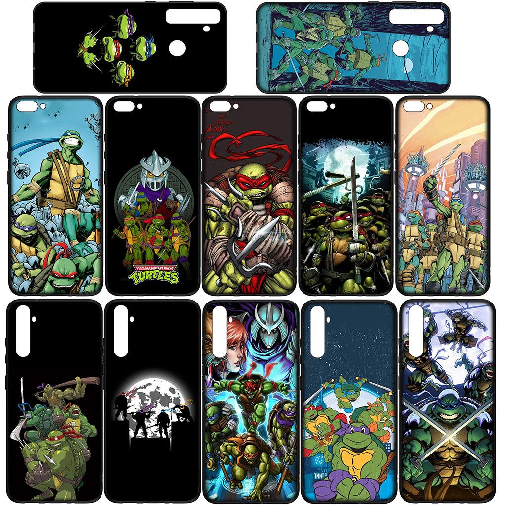 Anime N-Ninjas Cartoon T-Turtles Phone Cover Casing for Samsung Galaxy S23 S22 S21 S20 Fe Ultra S8 Plus M21 + Soft TPU Case