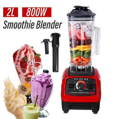 800W  2L Hochleistungs-Standmixer Professioneller Mixer Küchenmaschine Japan Klinge Entsafter Eis Smoothie Maschine