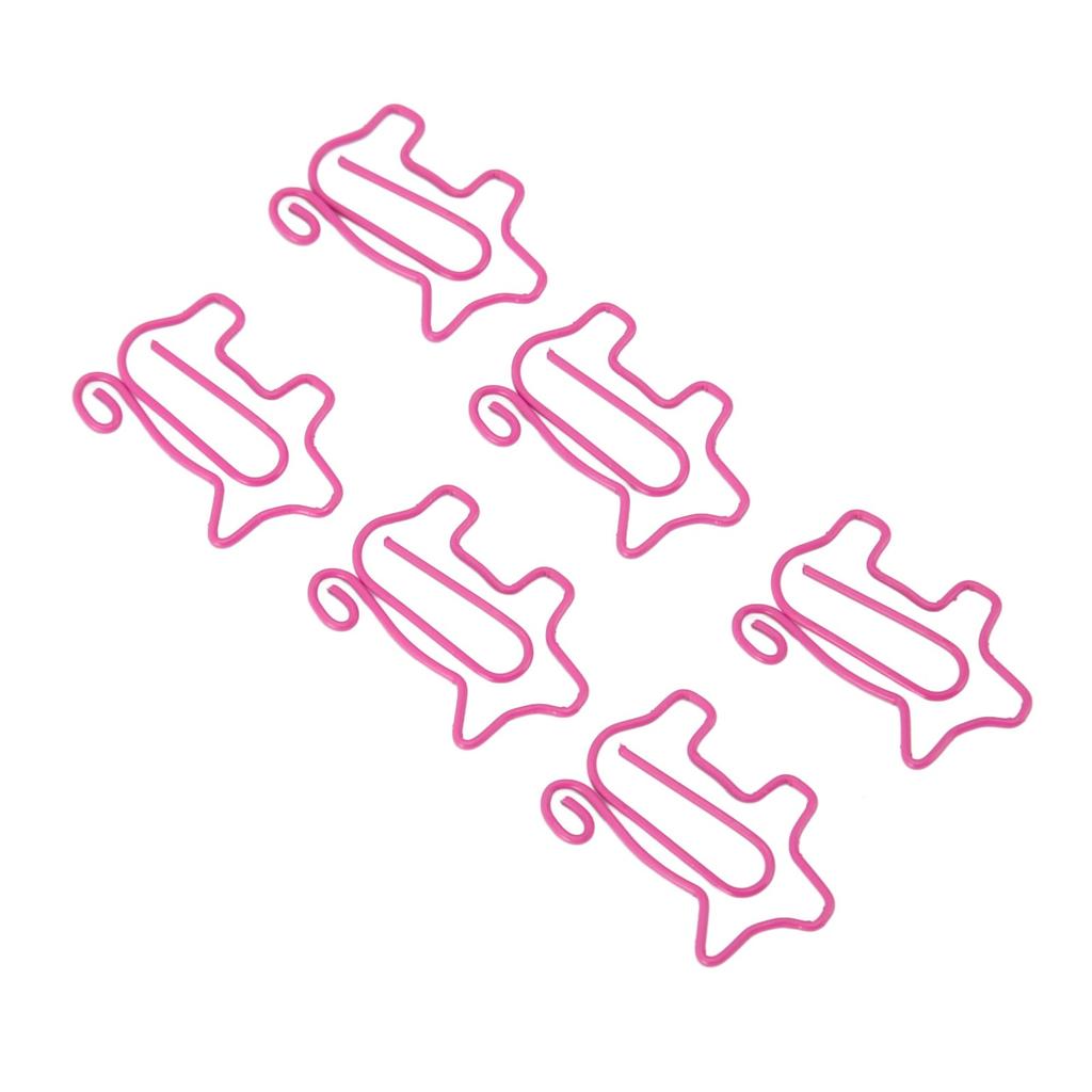 100 buc Agrafe de hârtie pentru purcel Agrafe de hârtie adorabile distractive Agrafe metalice placate rezistente la alunecare pentru marcaje pentru acasă