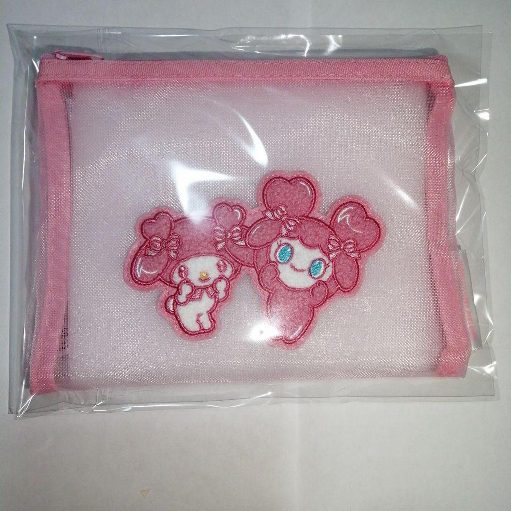 [USED] TWICE LOVELYS×SANRIO popup mesh pouch Momo