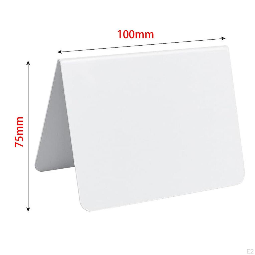 12 Pcs Mini Chalkboard Table Signs Double Sided Erasable Food Wordpad Place Cards Message