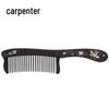 Tan Mujiang Ebony Lotus Carved Comb Set
