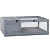 Tortoise House, Small Reptile Wooden House, with Mesh Roofs, Side Panels, for Turtles, Lizards, Geckos and Snakes