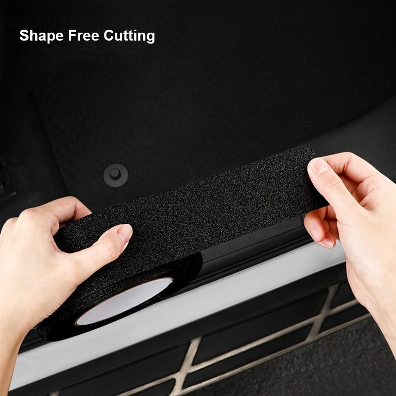 Araba Kapı Koruyucu Çıkartmalar Anti Scratch PEVA Nano Bant Otomatik Bagaj Eşiği Itişme Koruyucu Film Otomatik Kenar tampon çıkartması