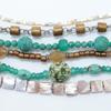 STEPHEN DWECK 925 Turquoise, Pearl, Quartz, Natural Stone Multi-Stone Necklace SilverUsed