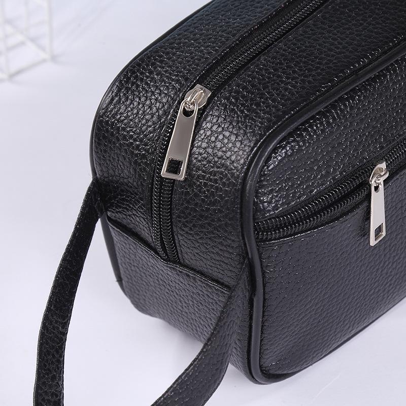 Woman Coametics Bag Men Handbag Fashion Pu Leather Phone Wristlet Bag Casual Toiletry Bag Small Purse Handbags Wallet