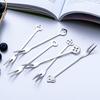 Fruit Fork Dessrt Salad Forks Home Kitchen Tableware Stainless Steel Birthday BBQ Party Cafes Bar Tools Flatware