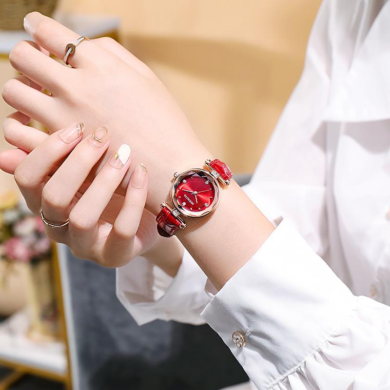 Green Belt Watch Simple Ladies Watch Quartz Watch Fashion With Small Green Watch