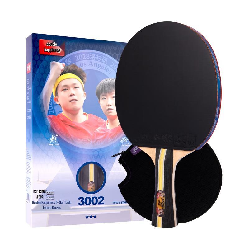Double Happiness 3-Star Table Tennis Racket