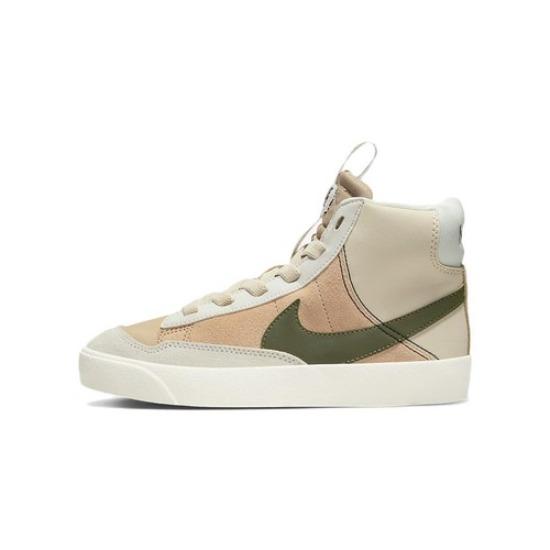 Nike Blazer Mid 77 SE Dance - Sanddrift Medium Olive - DQ0370-100 EU 29.5
