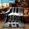 Custom Name Spirit Flamengo Blanket Lightweight Ideal Bedding Blanket Perfect for Travel, Camping, Living Rooms, Sofas, Christmas gift