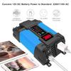 Auto Power Inverter LED Napěťová kapacita Displej Transformátor Konvertor 12V na 110/220V Duální USB invertor pro automobilové spotřebiče 4000W/6000W