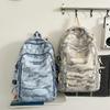 Graffiti Print Student Schoolbag Unisex Large Capacity Travel Backpack