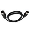 100/150/300cm Portable Connector Cable 4 Pin DIN Male To Male Adapter Extension Cord for DIN Audios Connector Devices